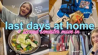VLOG: my last weekend at home + moving back into my dorm 😊🚛💞