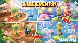ALLE EVENTS GETESTET! 😳 Neues Hobby KOCHEN + geheime Challenges | Heartopia Deutsch