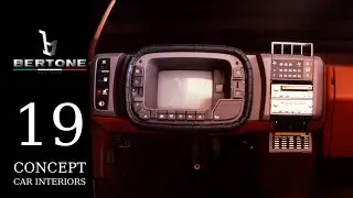 19 Concept Car Interiors by Bertone