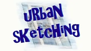 Urban Sketching, Reflections in The Window