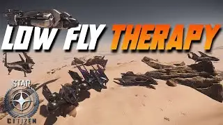The ONLY Star Citizen Therapy We NEED! Group Low Fly  3.23.1