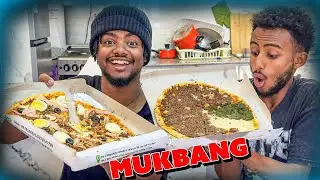 MUKBANG with abuchu 🍕🍕