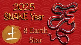 2025 SNAKE Year PREDICTIONS 8 Earth Mountain Star #9starki #lunarnewyear2025 #yearofthesnake