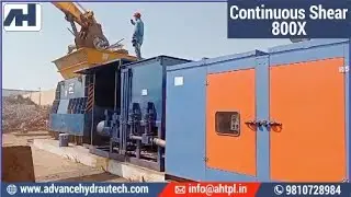 Scrap Cutting Continuous Shear Machine : Heavy Duty Automatic Container Shear for Scrap Processing