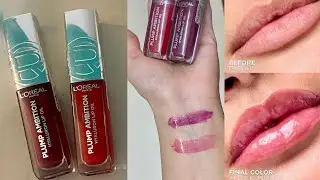 Loreal Plump Ambition Tinted Lip Oil honest review| L’Oréal Paris plump ambition PH HYALIRON lip oil