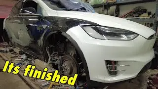 The Tesla Model X frame work is done! @NikoBrothers Collab part. 2