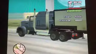 Grand Theft Auto San Andreas; Trucking Mission #5 delivered at Las Venturas Airport (with my homie)