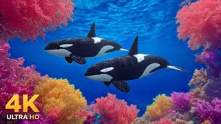 Underwater Wonders 4K &ndash; Marvel at Sea Animals in a Peaceful Aquarium with Sleep Music 🐳