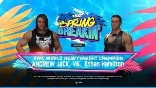 WWE 2K25 - AWA Spring Breakin 2026: Andrew Jack vs Ethan Hamilton 