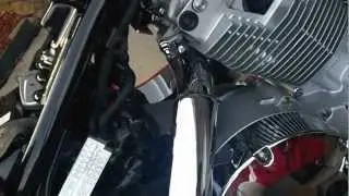 Honda VT1300 Kuryakyn Velociraptor Filter Install - Part 1