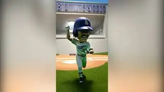 DODGER Bobblehead - Kirk Gibson's Game Winning Homerun