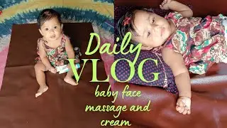 how to make baby face massage and cream |🤗 baby face massage & cream |🔥#babycare #babygirl 