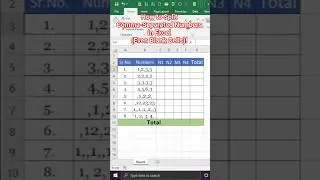 How to Split Comma-Separated Numbers in Excel (Even Blank Cells)! #excel #excelshortcuts