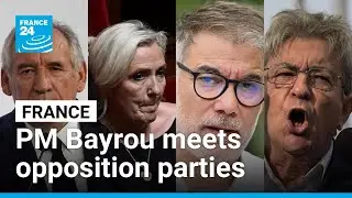 French PM meets opposition parties ahead of confidence vote &bull; FRANCE 24 English