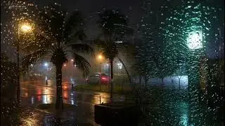 Miami Live-10 Hours of ambience rainfall making natural white noise to sleep better