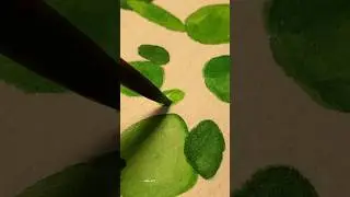 simple watercolor art tutorial✍️✨ #shorts #tutorial