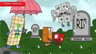 Всё ещё не могу принять правду! Глубокие раны из Numberblocks 1 | Раскраска по мотивам Numberbloc...
