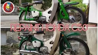 #C70RESTORATION | Repaint Honda C70 | By Pitung Traveler