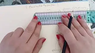 رسم الجلابية الرجاليه (قالب الامام)   أسهل وابسط طريقة