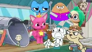 O qu&aacute;nto Doki e seus amigos lutam com Jenny waqueman