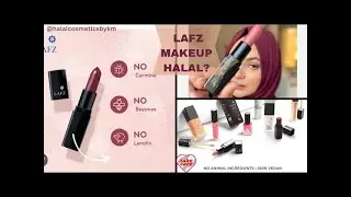 Lafz another Indian 🇮🇳 brand is it Halal Certified #halalcosmetics