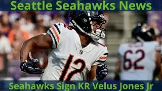 Seattle Seahawks sign WR/RB/KR Velus Jones Jr