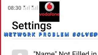 How to fix Vodafone sim card network problem 2023