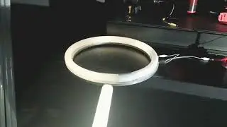 Playing with Tesla coil light.