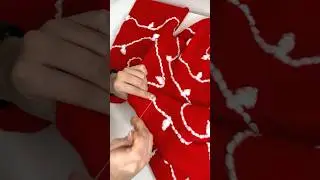 EASY ugly Christmas sweater DIY #christmassweater #sweaterdiy #upcycle