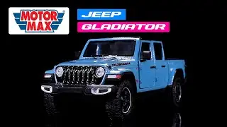 2021 Jeep Gladiator Rubicon (Closed Top) Pickup Truck Blue 1/27 Diecast Model Car by Motormax