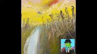 Arthur Boyd - Nebuchadnezzar on Fire Falling over a Waterfall