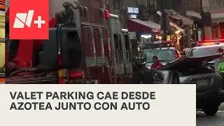 Muere valet parking al caer de segundo piso con todo y auto - Despierta