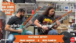 7-String Sound Check | Epiphone Matt Heafy & Schecter KM-7 MK-III Artist | NUX Amps #sadekmusic