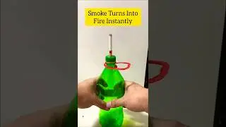 🔥 Cigarette Smoke Inside Bottle Ignites Instantly | Crazy Science Experiment