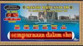 toko jam digital masjid bandar lampung-081368387083