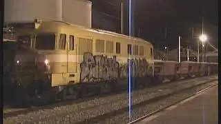 Locomotiva Romena da Fergrupo com balastreiros - Entroncamento - 22 Out 2019