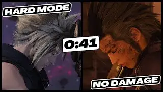 【FF7R】| Zack VS Sephiroth Reborn ▰ Hard Mode SpeedRun【Final Fantasy 7 VII Rebirth 】