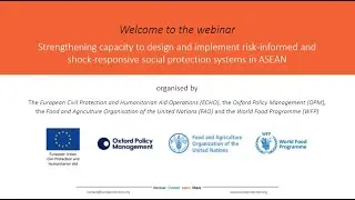 Strengthening capacity on risk informed and shock responsive social protection in ASEAN