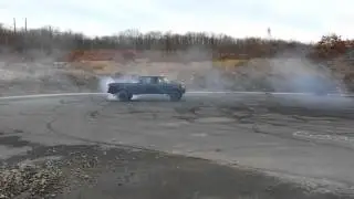 1991 F350 with DT360 doing donuts