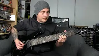 AMJA - (Guitar Playthrough) Djent / Ambient Metal Ibanez 8 String Guitar