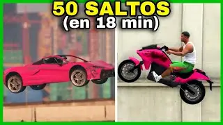 ✔️TODOS los 50 SALTOS ACROBATICOS de GTA 5 Modo Historia - Ubicaci&oacute;n Saltos Acrob&aacute;ticos GTA V