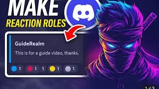 How To Make Reaction Role On Discord ? - Full Guide.
