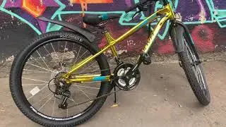 Подростковый велосипед Novatrack Prime 24 золотой