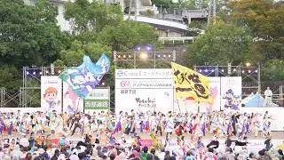 [4K] さるく百蓮帰海 【100バトルステージ】 YOSAKOIさせぼ祭り 2025 日曜日 名切お祭り広場会場
