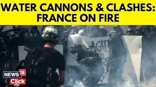 France Protest News | French Police Clash With Water Demonstrators After Port Blockade | N18G