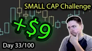 SMALL CAP Trading Challenge | +$9.98 | Day 33/100