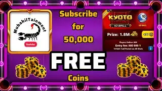 Epic + Free Coins Day #10 😊 #trending #8ballpool #youtube #youtubelive