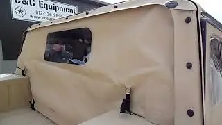 Tan 4 man M998 Humvee C&C Equipment
