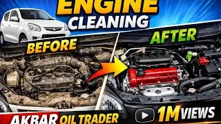 New Alto Engine Cleaning 😱 | Before vs After | 1M Views 🔥 | Akbar Oil Trader