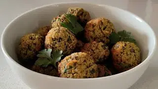 Baked Yellow Split Peas Fritters | Easy and Healthy Snack
